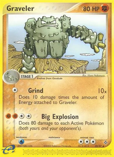 Graveler 29 Dragon Pokesingles