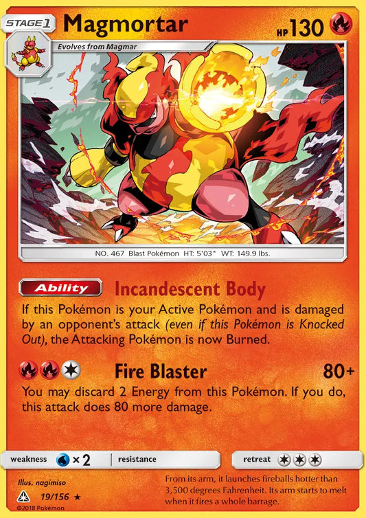 Magmortar 19 Ultra Prism Pokesingles