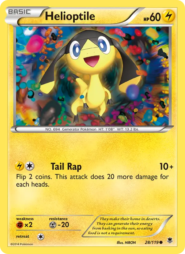 Helioptile 28 Phantom Forces Pokesingles
