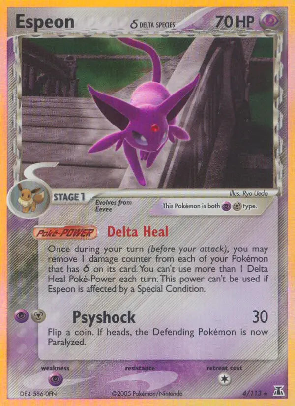 Espeon δ 4 Delta Species Pokesingles