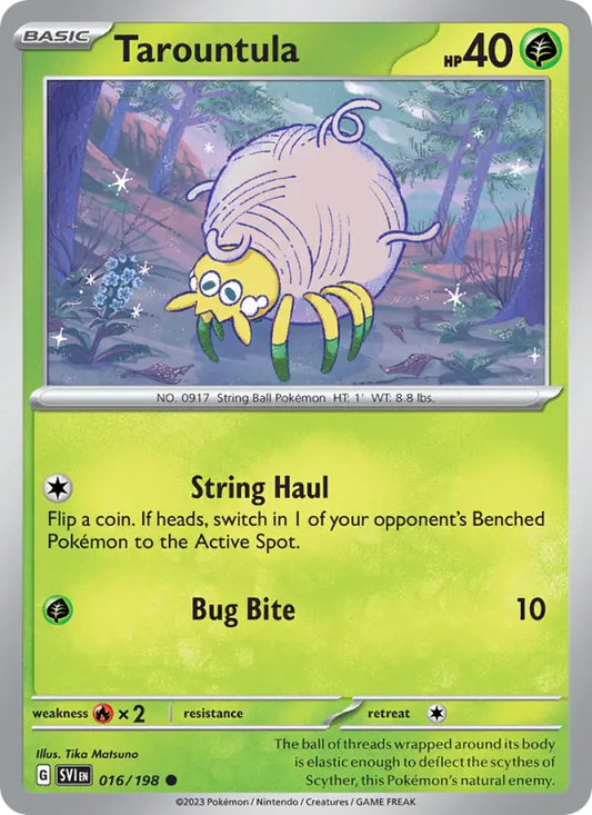 Tarountula 16 Scarlet & Violet Pokesingles
