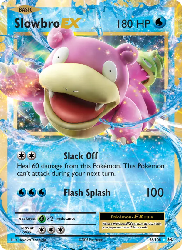 Slowbro EX 26 Evolutions Pokesingles