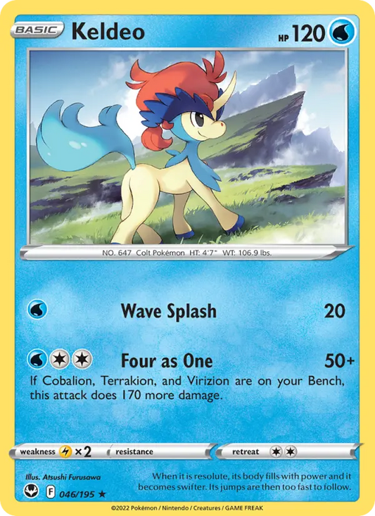 Keldeo 46 Silver Tempest Pokesingles