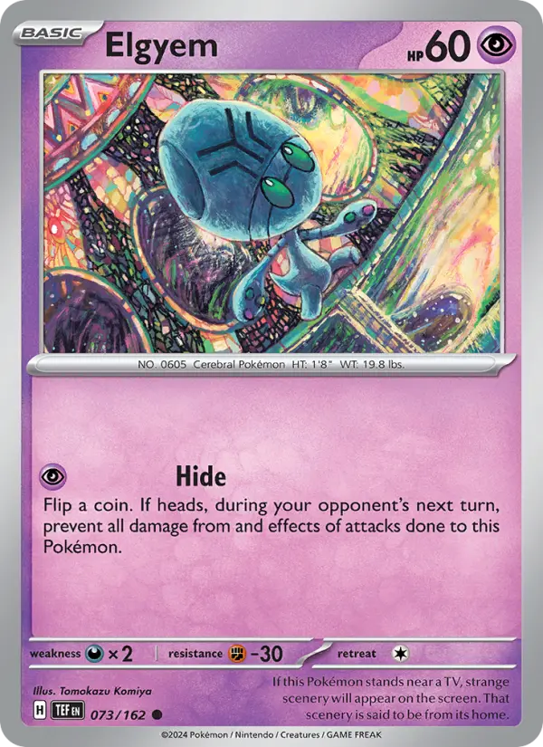 Elgyem 73 Temporal Forces Pokesingles