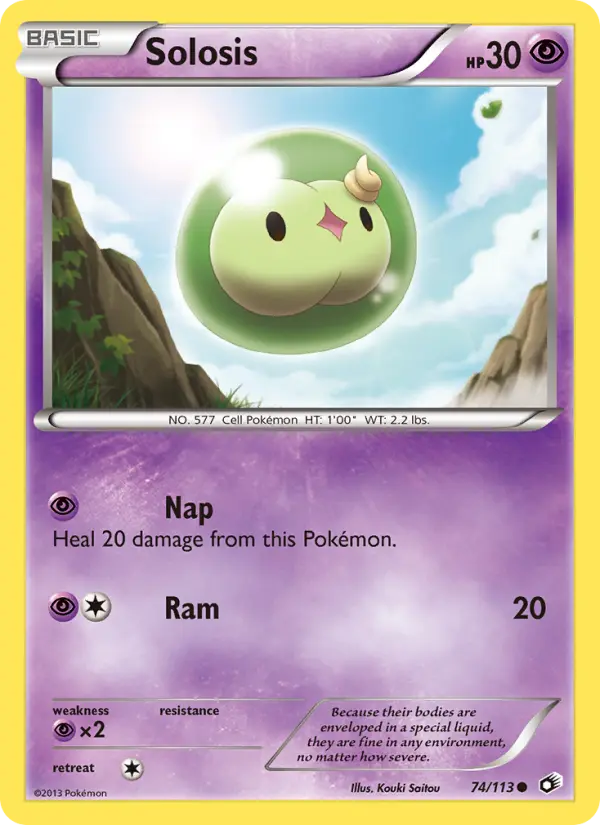 Solosis 74 Legendary Treasures Pokesingles