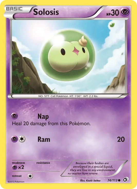 Solosis 74 Legendary Treasures Pokesingles
