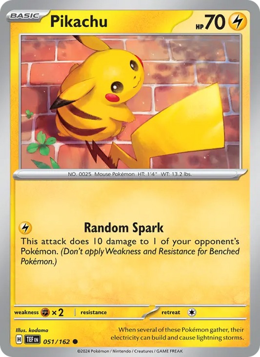 Pikachu 51 Temporal Forces Pokesingles
