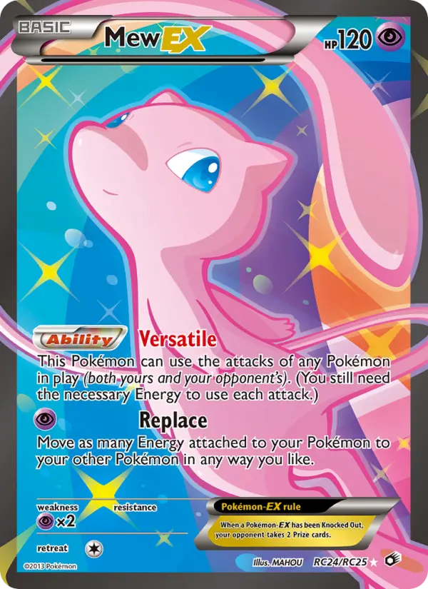 Mew-EX RC24 Legendary Treasures Pokesingles
