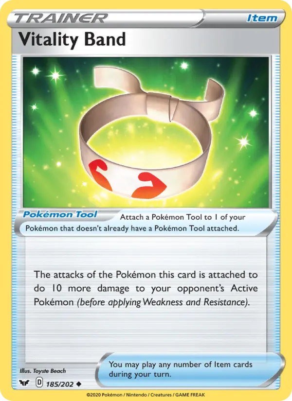 Vitality Band 185 Sword & Shield Pokesingles