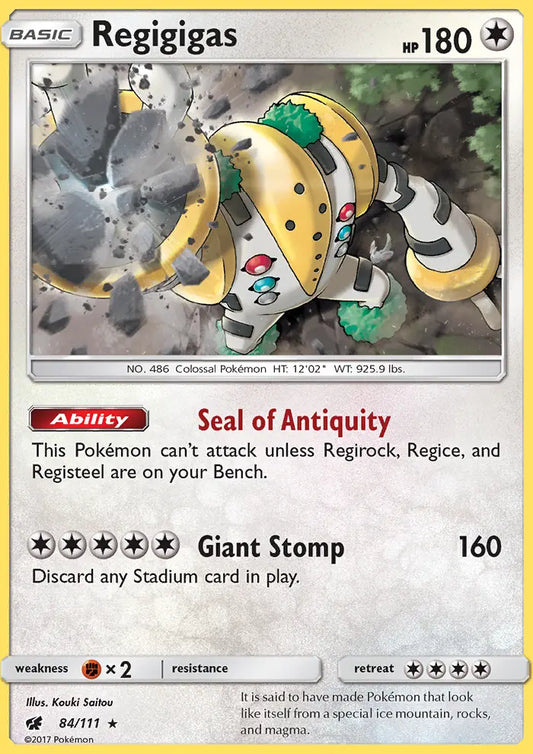 Regigigas 84 Crimson Invasion Pokesingles