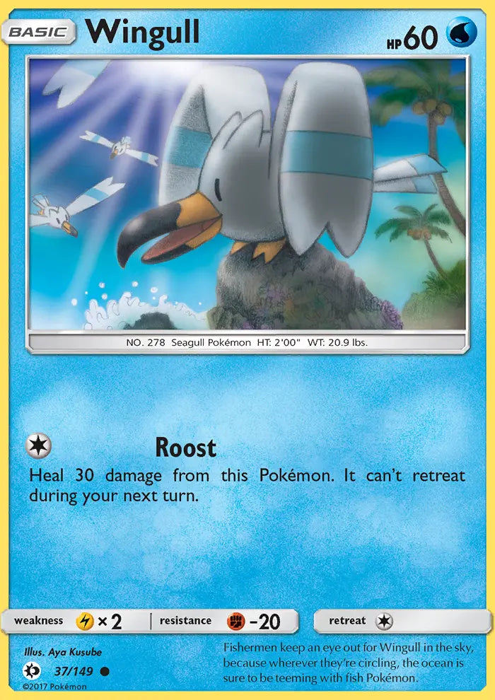 Wingull 37 Sun & Moon Pokesingles