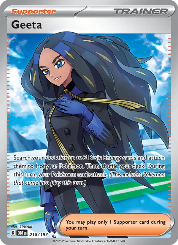 Geeta 218 Obsidian Flames Pokesingles