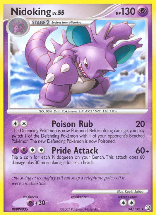 Nidoking 34 Secret Wonders Pokesingles