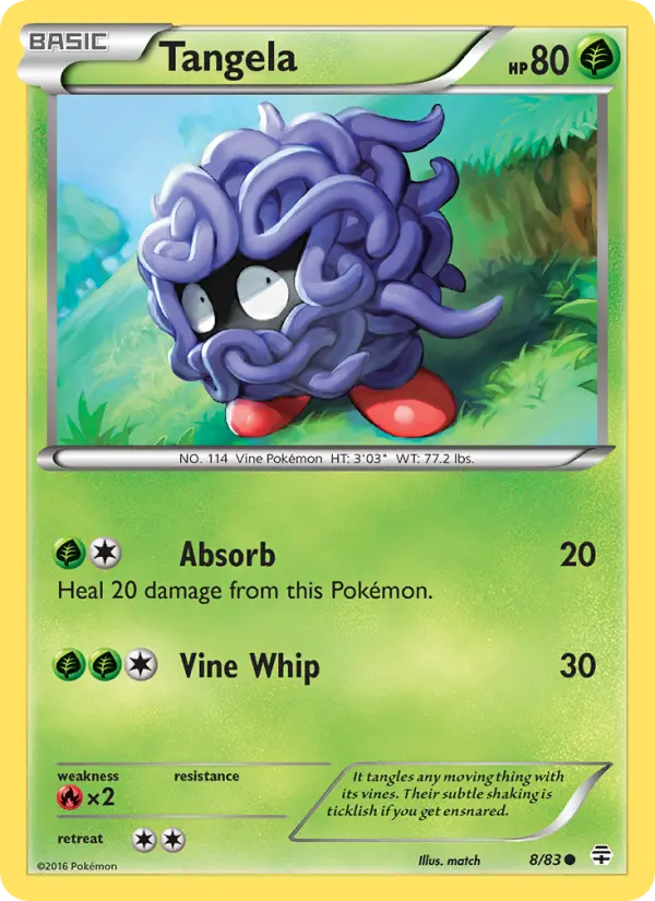 Tangela 8 Generations Pokesingles