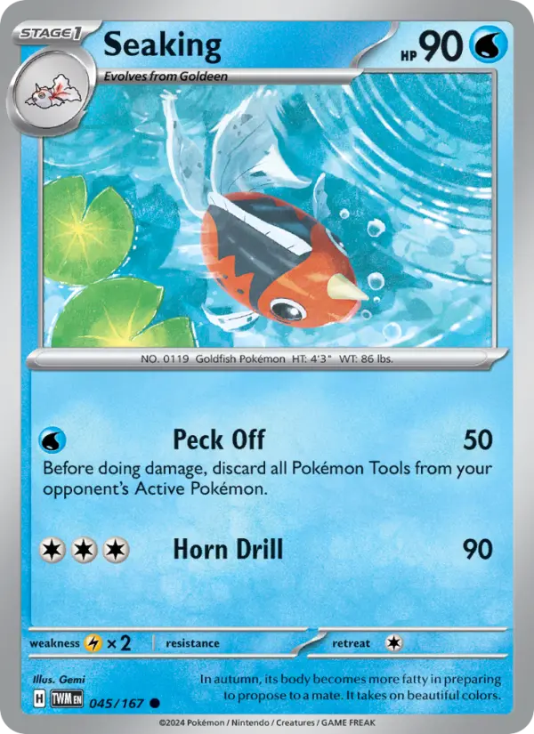 Seaking 45 Twilight Masquerade Pokesingles