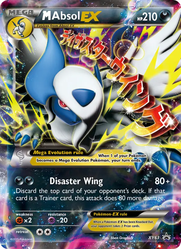 M Absol EX XY63 XY Black Star Promos Pokesingles