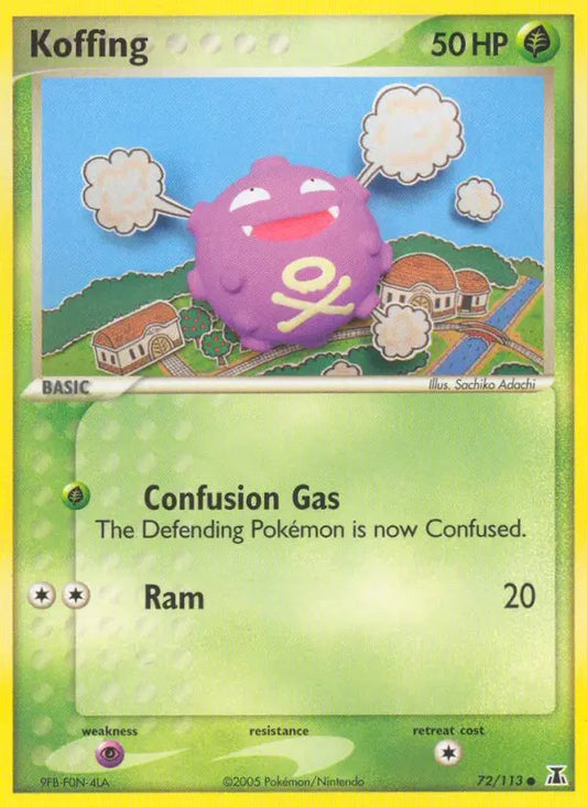 Koffing 72 Delta Species Pokesingles