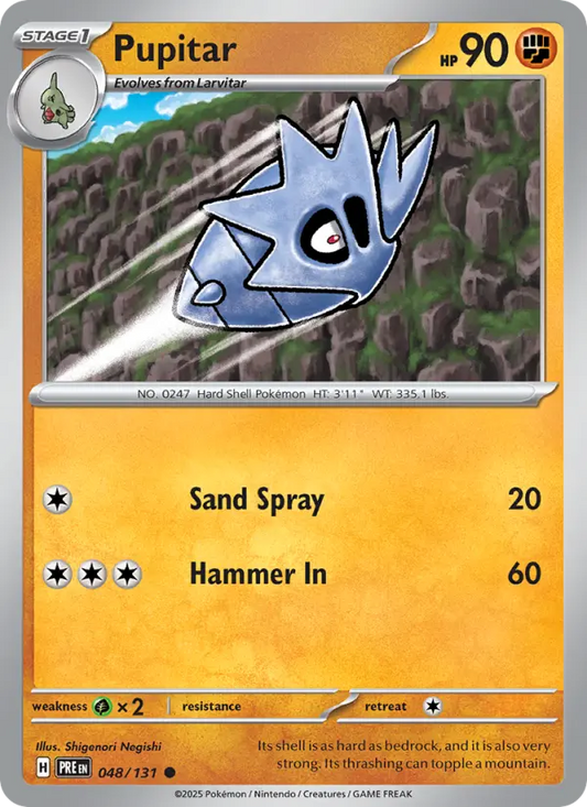Pupitar 48 Prismatic Evolutions Pokesingles
