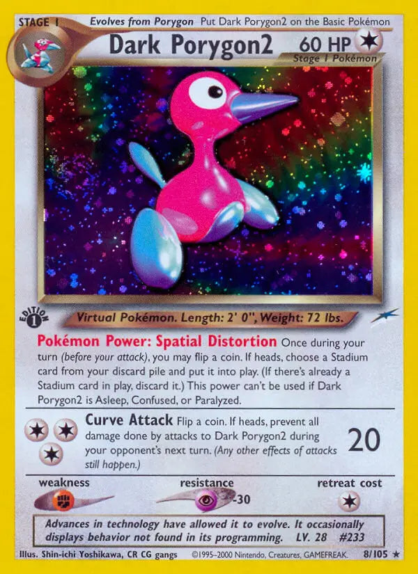Dark Porygon2 8 Neo Destiny Pokesingles