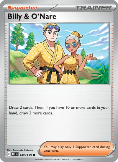 Billy & O'Nare 142 Journey Together Pokesingles