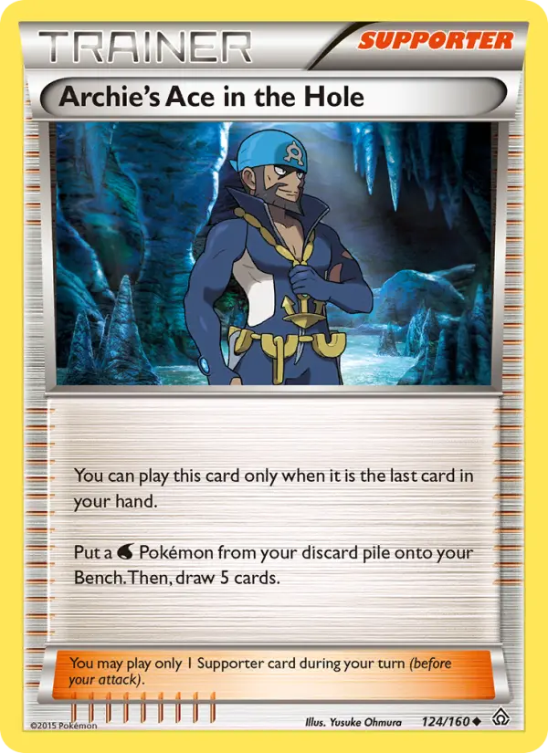 Archie's Ace in the Hole 124 Primal Clash Pokesingles