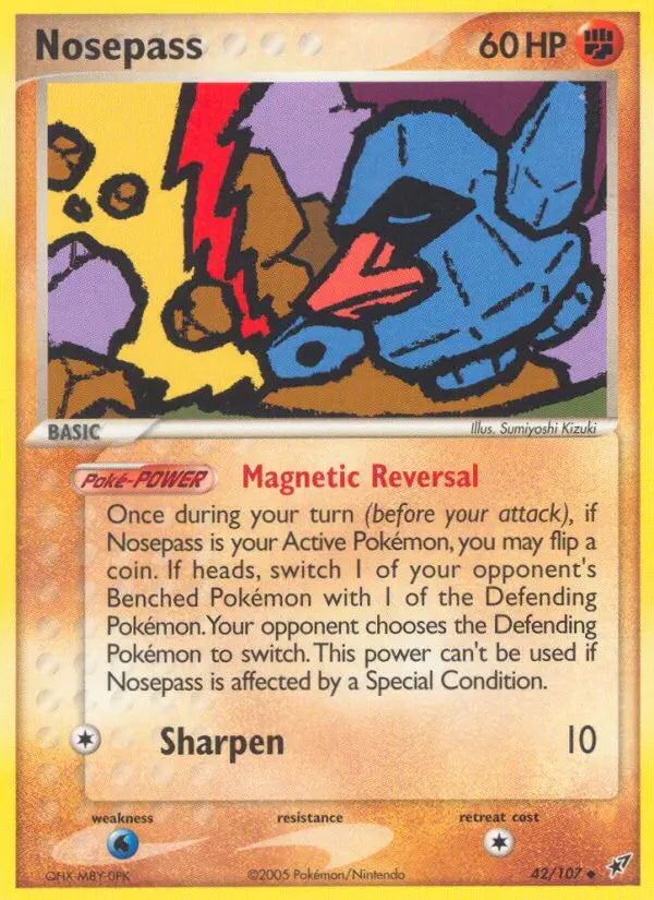 Nosepass 42 Deoxys Pokesingles