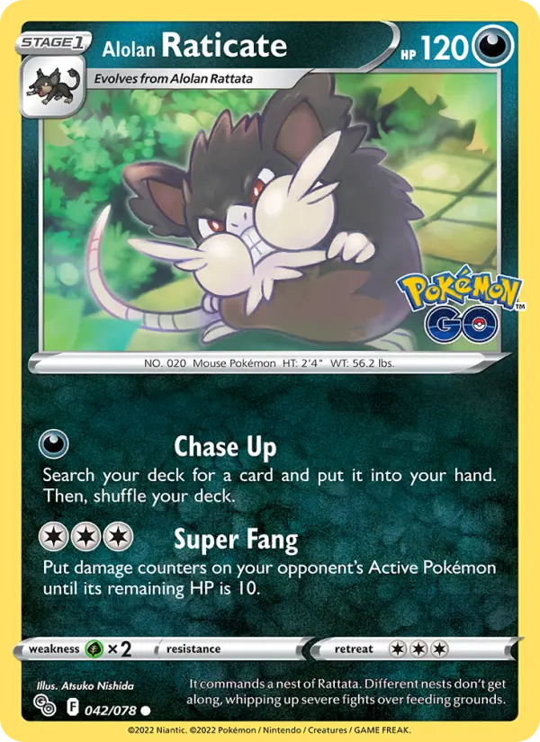 Alolan Raticate 42 Pokémon GO Pokesingles