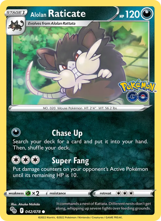 Alolan Raticate 42 Pokémon GO Pokesingles