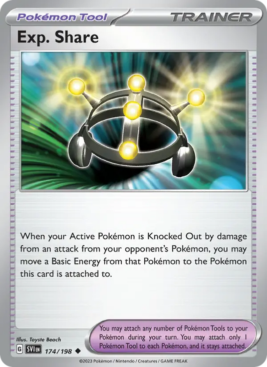 Exp. Share 174 Scarlet & Violet Pokesingles