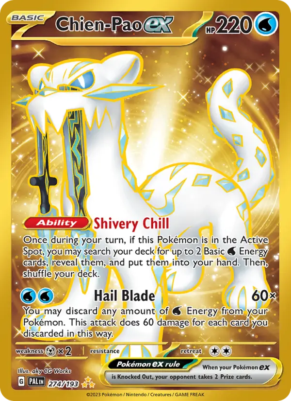 Chien-Pao ex 274 Paldea Evolved Pokesingles