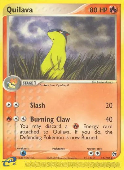 Quilava 51 Sandstorm Pokesingles