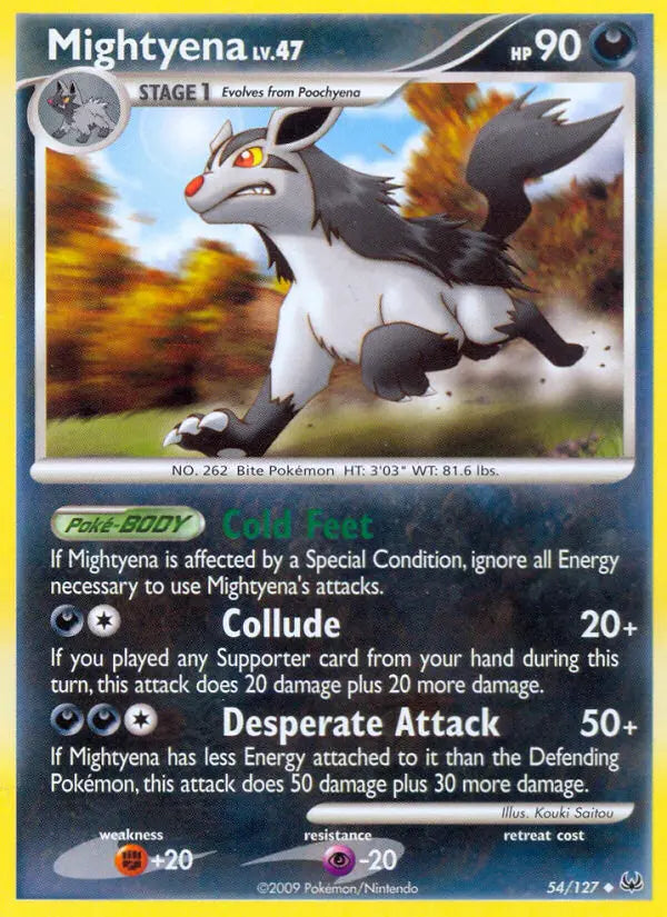 Mightyena 54 Platinum Pokesingles