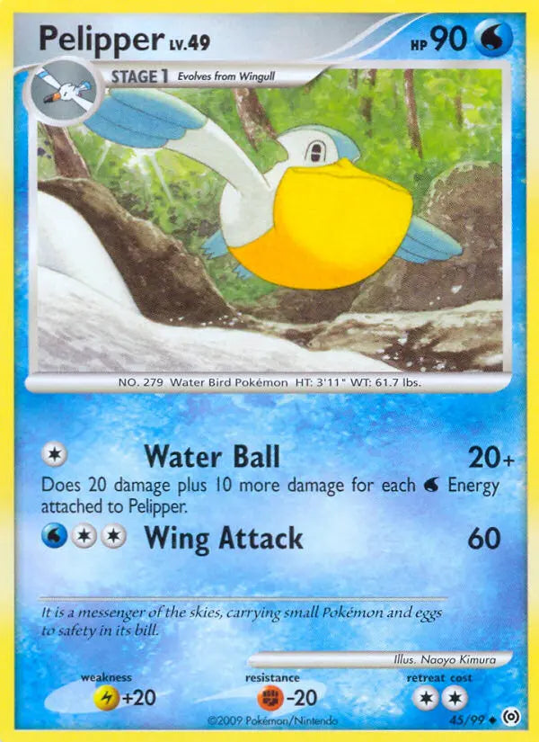 Pelipper 45 Arceus Pokesingles