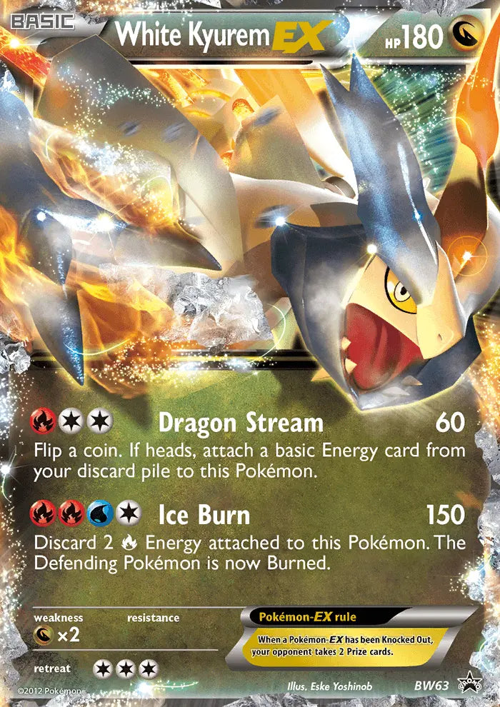 White Kyurem-EX BW63 BW Black Star Promos Pokesingles