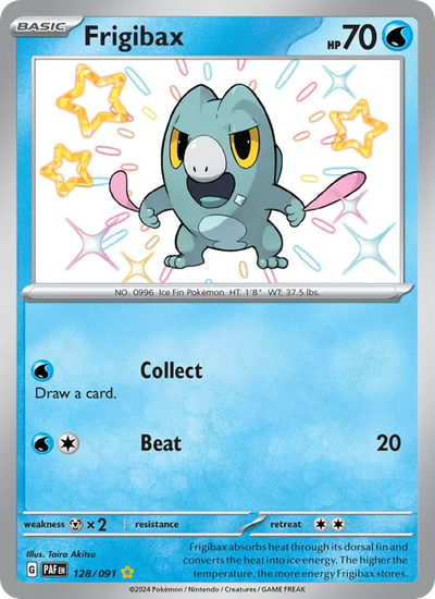 Frigibax 128 Paldean Fates Pokesingles
