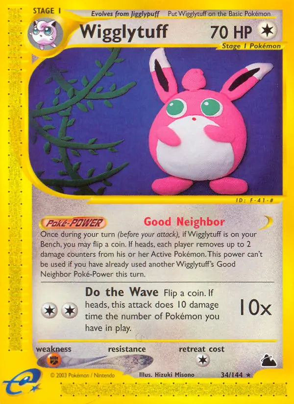 Wigglytuff 34 Skyridge Pokesingles