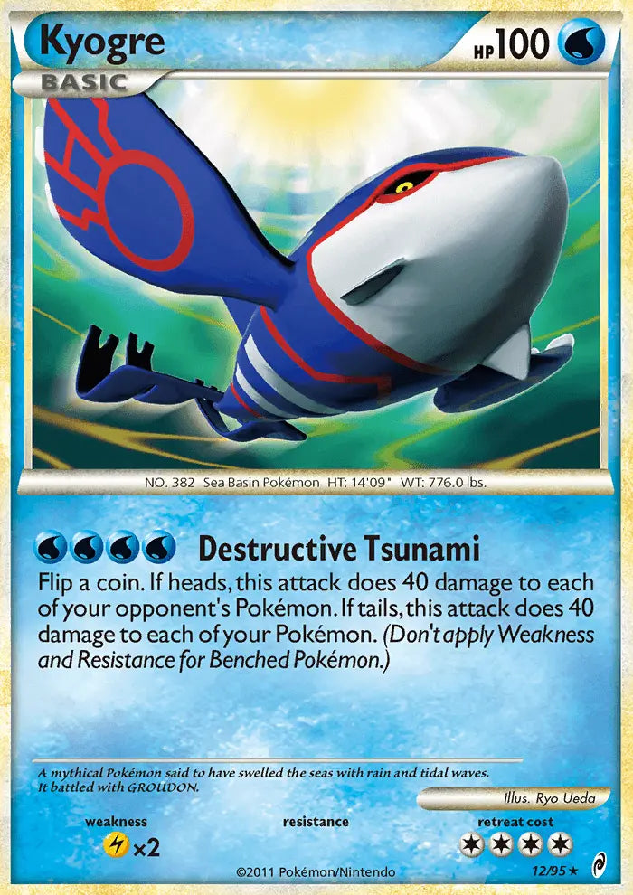Kyogre 12 Call of Legends Pokesingles