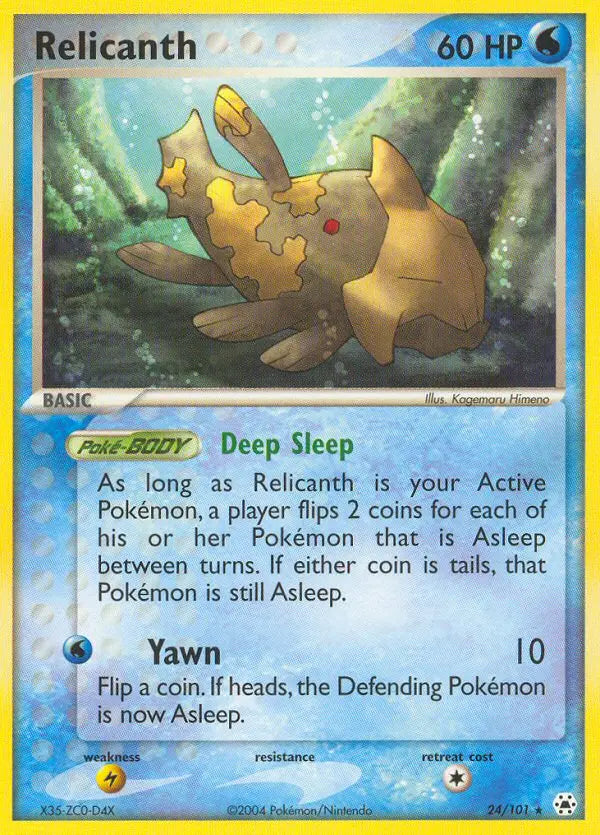 Relicanth 24 Hidden Legends Pokesingles