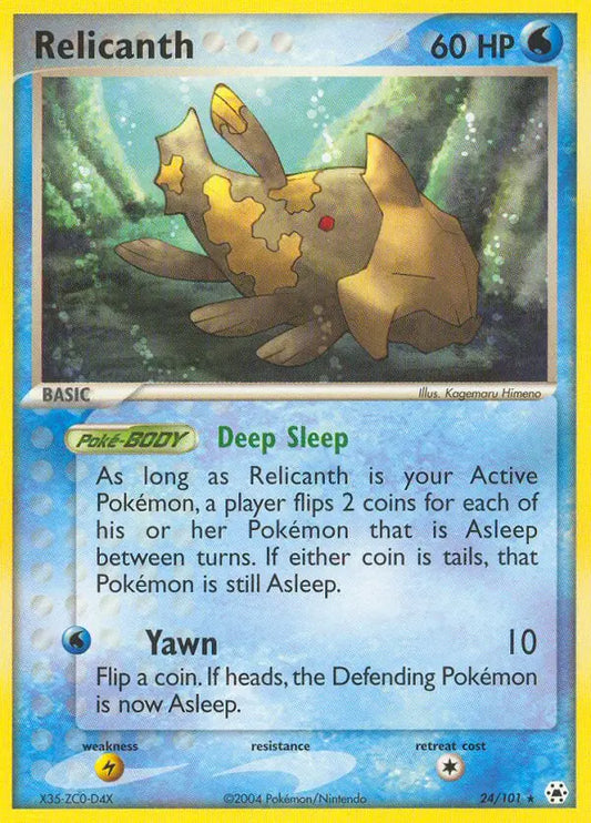 Relicanth 24 Hidden Legends Pokesingles