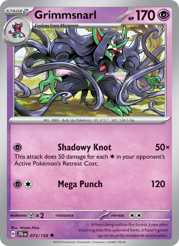 Grimmsnarl 73 Journey Together Pokesingles