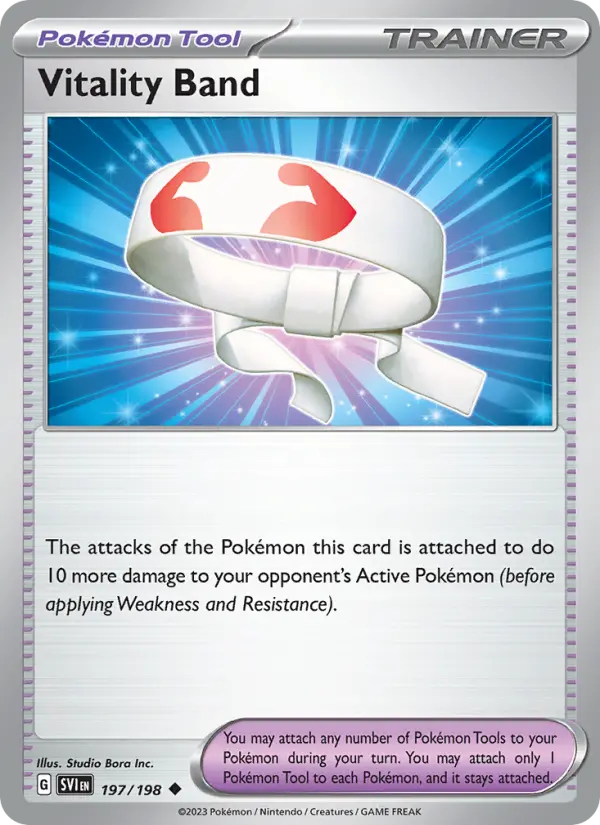 Vitality Band 197 Scarlet & Violet Pokesingles