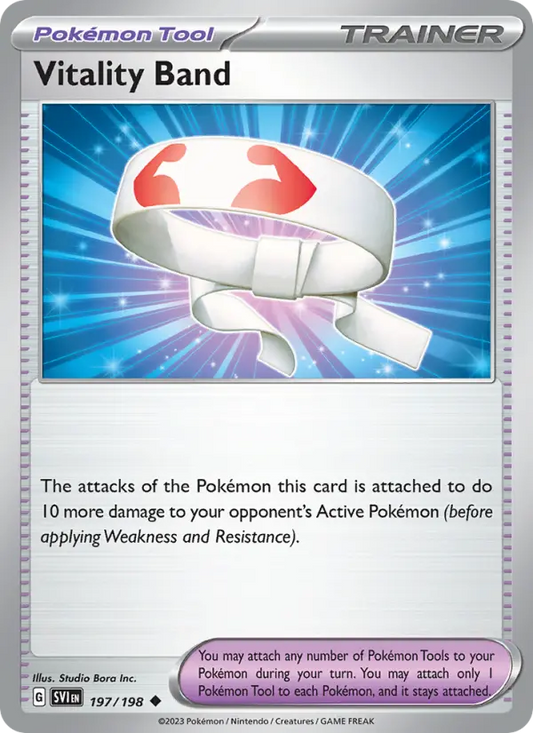 Vitality Band 197 Scarlet & Violet Pokesingles