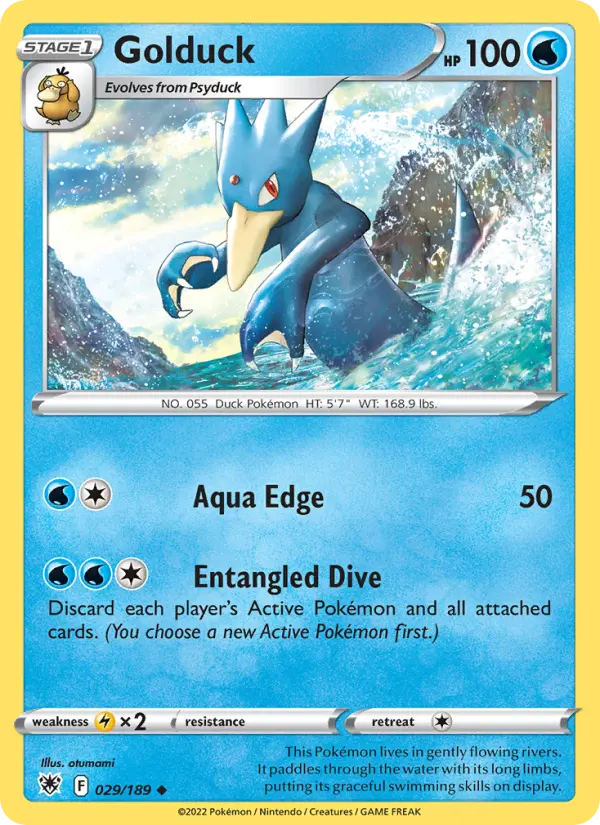 Golduck 29 Astral Radiance Pokesingles