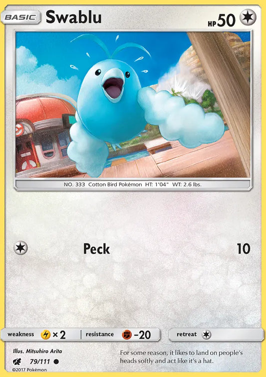 Swablu 79 Crimson Invasion Pokesingles