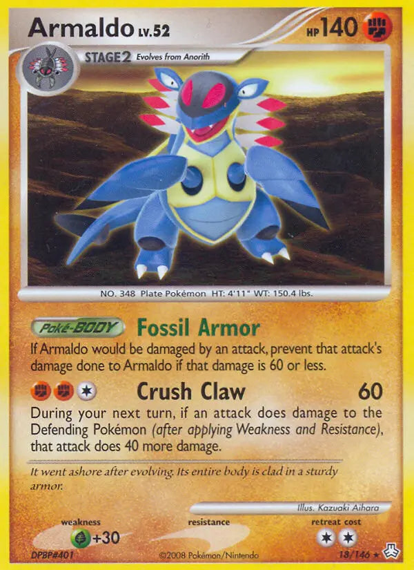 Armaldo 18 Legends Awakened Pokesingles