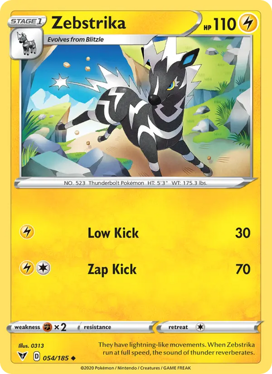Zebstrika 54 Vivid Voltage Pokesingles