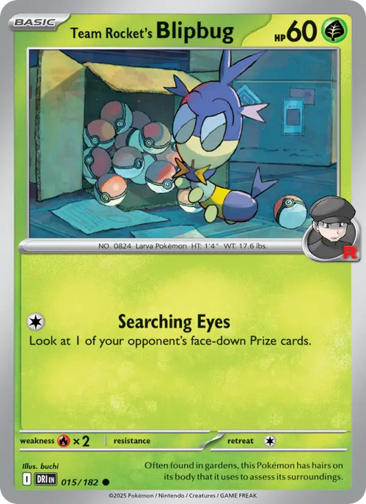 Team Rocket's Blipbug 15 Destined Rivals Pokesingles