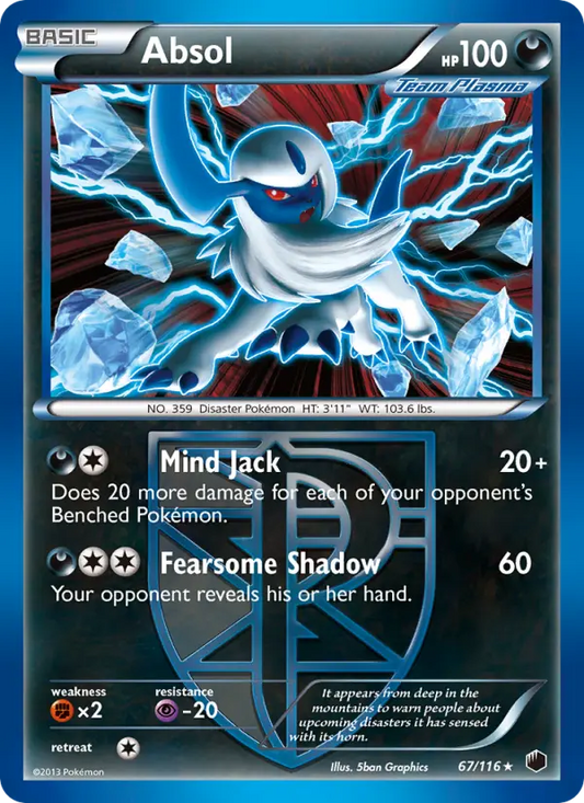 Absol 67 Plasma Freeze Pokesingles