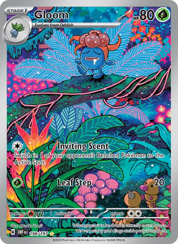 Gloom 198 Obsidian Flames Pokesingles