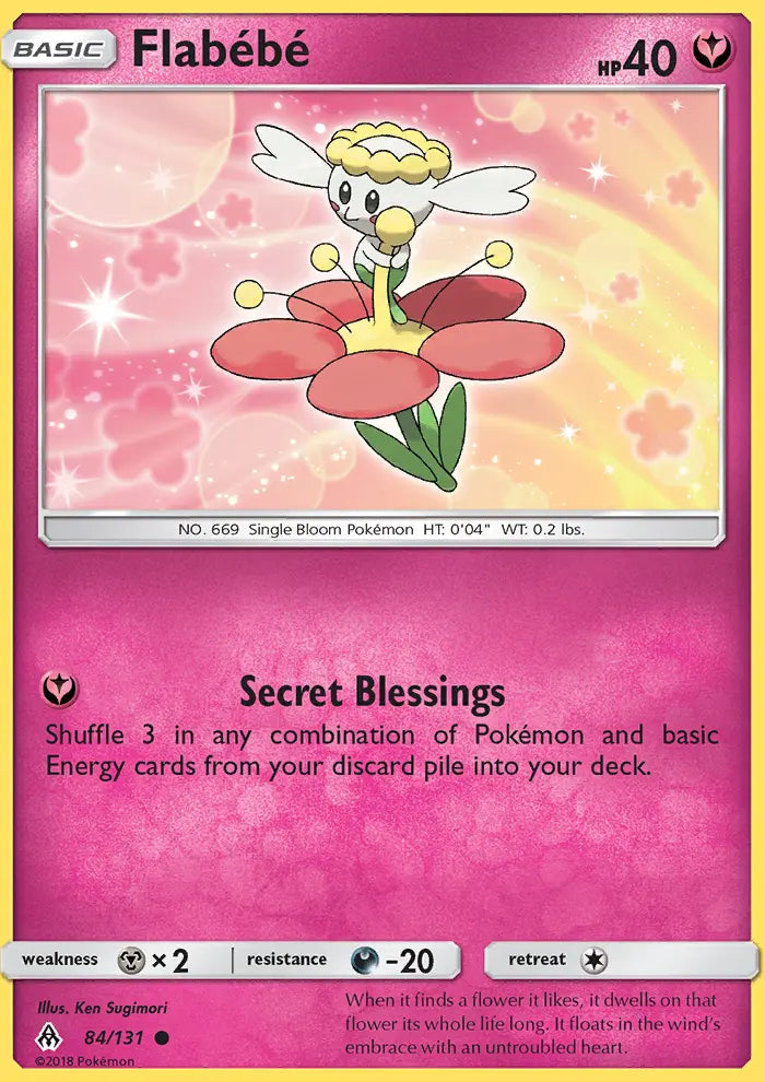Flabébé 84 Forbidden Light Pokesingles